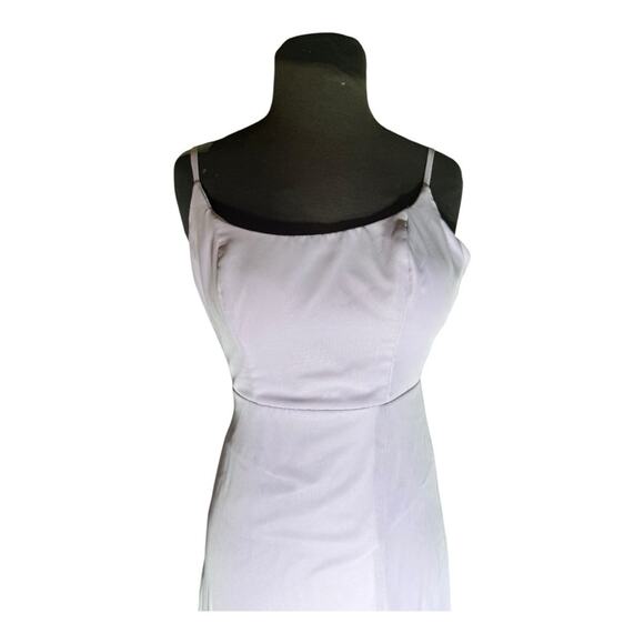 Birdy Grey Amy Lavender Wide Scoop Neck Maxi Dress XS Fairy Bridesmaid Romantic - Picture 2 of 9